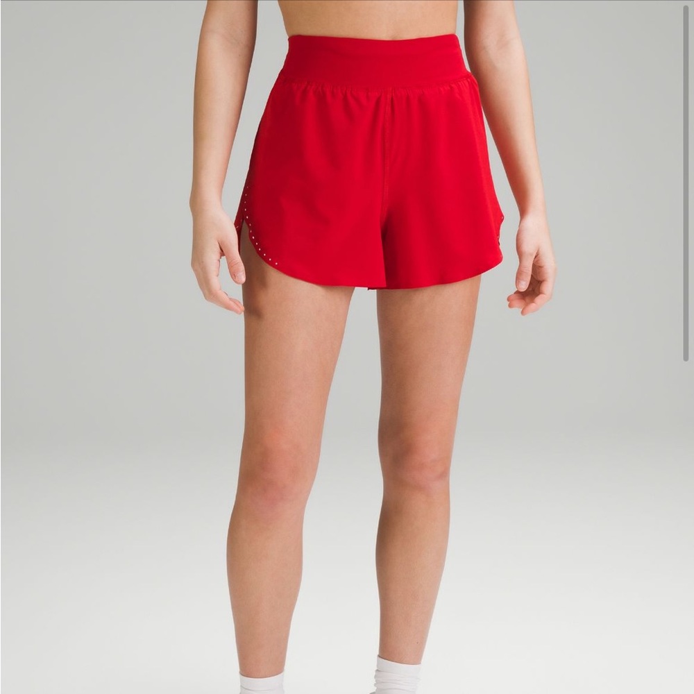 Lululemon fast and free reflective classic fit high rise short- 3in inseam